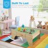 56 Piece Wooden Train Set Table for Kids w/Toy Storage Drawer