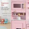 Pretend Play Kitchen with Espresso Machine