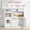 Pretend Play Kitchen with Espresso Machine