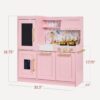 Alternate view of Pretend Play Kitchen with Framed Chalkboard