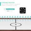 Tabletop Air Hockey Arcade Game Table w/ 2 Pucks, 2 Strikers - 40in