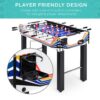 48in Foosball Table for Kids & Adults w/ 2 Balls