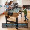 Alternate view of 10-in-1 Combo Game Table Set w/ Pool, Foosball, Ping Pong, Chess – 2x4ft