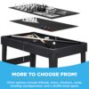 10-in-1 Combo Game Table Set w/ Pool, Foosball, Ping Pong, Chess - 2x4ft