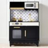 Pretend Play Cottage Kitchen Wooden Toy Set for Kids w/ 5 Accessories
