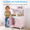 Additional product view of Pretend Play Cottage Kitchen Wooden Toy Set for Kids w/ 5 Accessories