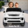 24V 2-Seater Licensed Range Rover Sport Ride-On Car w/ Parent Control