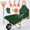 Kids Gardening Tool Set with Wheelbarrow 8pc