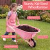 Kids Gardening Tool Set with Wheelbarrow 8pc