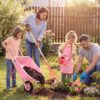 Kids Gardening Tool Set with Wheelbarrow 8pc