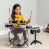 Alternate view of 11-Piece Kids Beginner Drum Percussion Musical Instrument Toy Set