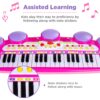37-Key Kids Electric Keyboard w/ Microphone, Stool