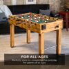 48in Foosball Table for Kids & Adults w/ 2 Balls