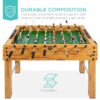48in Foosball Table for Kids & Adults w/ 2 Balls