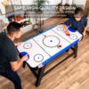 Alternate view of Air Hockey Table w/ 2 Pucks, 2 Paddles, LED Score Board – 58in