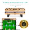 Additional product view of 4-in-1 Multi Game Table Set w/ Air Hockey, Table Tennis, Billiards, Foosball