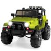 Jumbo 12V Kids Electric Ride On Car with Parent Remote, Seat Harness
