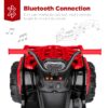 12V Kids Ride-On 4-Wheeler Quad ATV Car w/ 3.7mph Max, Bluetooth, Headlights
