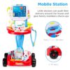 Additional product view of Play Doctor Kit for Kids, Boys & Girls with 17 Accessories, Mobile Cart