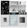 Pretend Play Kitchen Wooden Toy Set for Kids with 11 Accessories