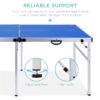 Portable Ping Pong Table Tennis Game Set w/ Paddles, Balls - 6x3ft