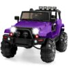 Jumbo 12V Kids Electric Ride On Car with Parent Remote, Seat Harness