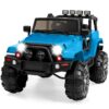Jumbo 12V Kids Electric Ride On Car with Parent Remote, Seat Harness