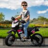 Alternate view of 6V Kids Electric Ride-On Motorcycle Toy w/ Training Wheels, Lights, Music