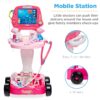 Play Doctor Kit for Kids, Boys & Girls with 17 Accessories, Mobile Cart