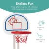 3-in-1 Toddler Basketball Hoop Sports Activity Center Play Set
