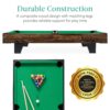 Additional product view of Tabletop Billiard Set, Pool Arcade Game Table w/ 2 Cues, Storage Bag – 40in