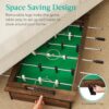 Tabletop Foosball Table, Arcade Table Soccer w/ 2 Balls - 40in