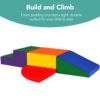 Alternate view of 4-Piece Kids Climb & Crawl Soft Foam Shapes Structure Playset