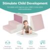 4-Piece Kids Climb & Crawl Soft Foam Shapes Structure Playset