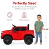 Alternate view of 12V Licensed Chevrolet Silverado Ride On Truck w/ Parent Remote Control