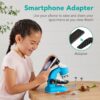 Additional product view of 30-Piece STEM Kids Microscope Science Kit w/ 100x, 600x, 1200x Zoom, Case