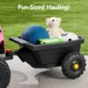Alternate view of 12V Kids Ride-On UTV and Trailer w/Parent Remote Control, LED Lights