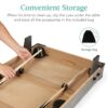 Tabletop Billiard Set, Pool Arcade Game Table w/ 2 Cues, Storage Bag - 40in
