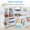 Additional product view of Pretend Play Corner Kitchen Wooden Toy Set for Kids w/ Lights, Sounds