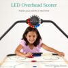 Air Hockey Game Table w/ LED Lights, Scoreboard, Powerful Motor - 54in