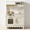 Pretend Play Cottage Kitchen Wooden Toy Set for Kids w/ 5 Accessories