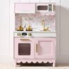 Pretend Play Cottage Kitchen Wooden Toy Set for Kids w/ 5 Accessories