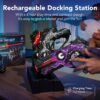 Alternate view of Set of 4 Rechargeable Laser Tag Blasters w/ Docking Station, No Vests Needed