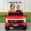 Additional product view of 24V Kids Ride On Car Officially Licensed Ford Lightning w/ Remote, 2 Speeds