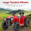 Alternate view of 12V Kids Ride-On 4-Wheeler Quad ATV Car w/ 2.4mph Max, Bluetooth, Headlights