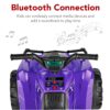 Additional product view of 12V Kids Ride-On 4-Wheeler Quad ATV Car w/ 2.4mph Max, Bluetooth, Headlights