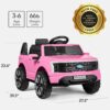 Alternate view of 12V Kids Ride On Car Officially Licensed Ford Lightning w/ Remote, 2 Speeds